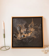 Laden Sie das Bild in den Galerie-Viewer, „ Cosmos Noir - No.9 “ - Minimalistic Sculpted Art